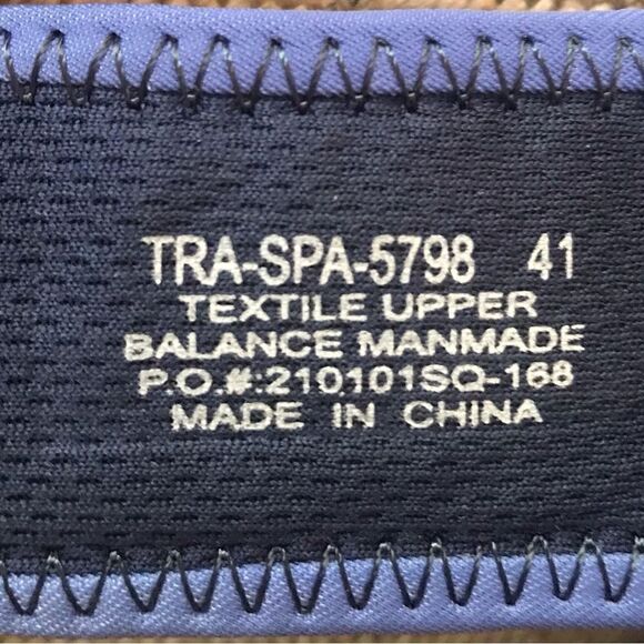 TRAQ by Alegria Blue Knit Back Strap Sport Sandals in Baby Bloomer - Picture 16 of 16